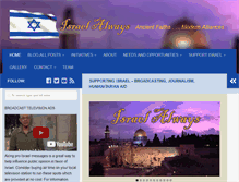 Tablet Screenshot of israelalways.com